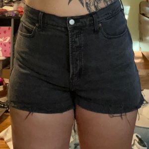Old navy high rise black shorts